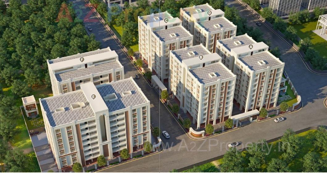 3D Elevation of real estate project Madhuvan Palace located at Harni, Vadodara, Gujarat