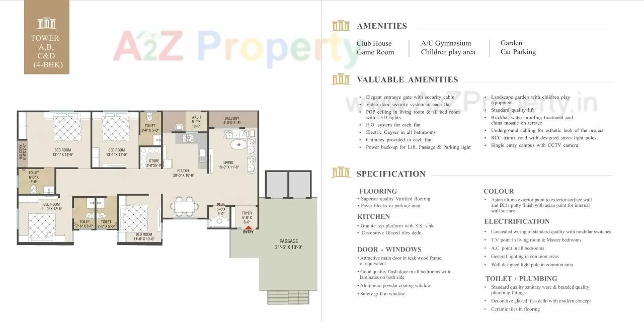 Layout of real estate project Madhuvan Palace located at Harni, Vadodara, Gujarat