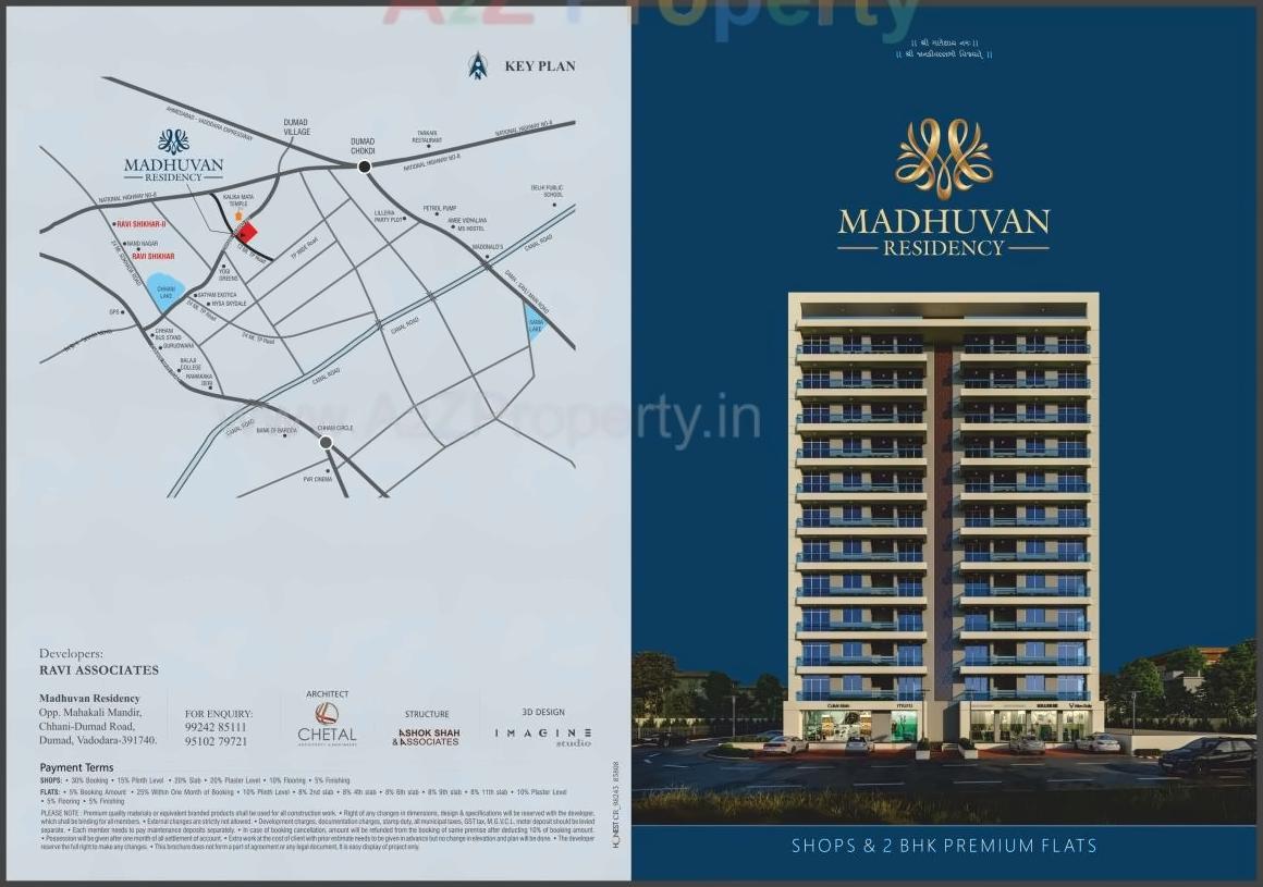  of real estate project Madhuvan Residency located at Dumad, Vadodara, Gujarat