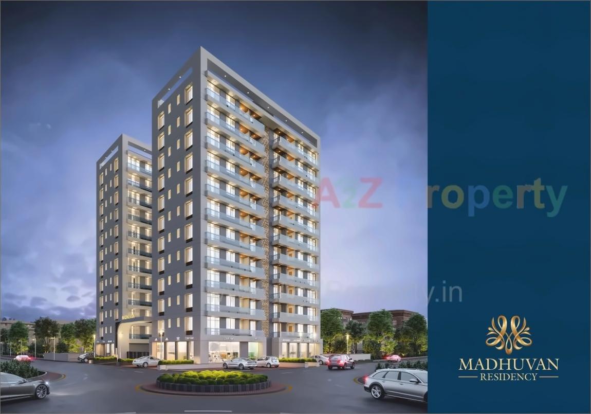 3D Elevation of real estate project Madhuvan Residency located at Dumad, Vadodara, Gujarat