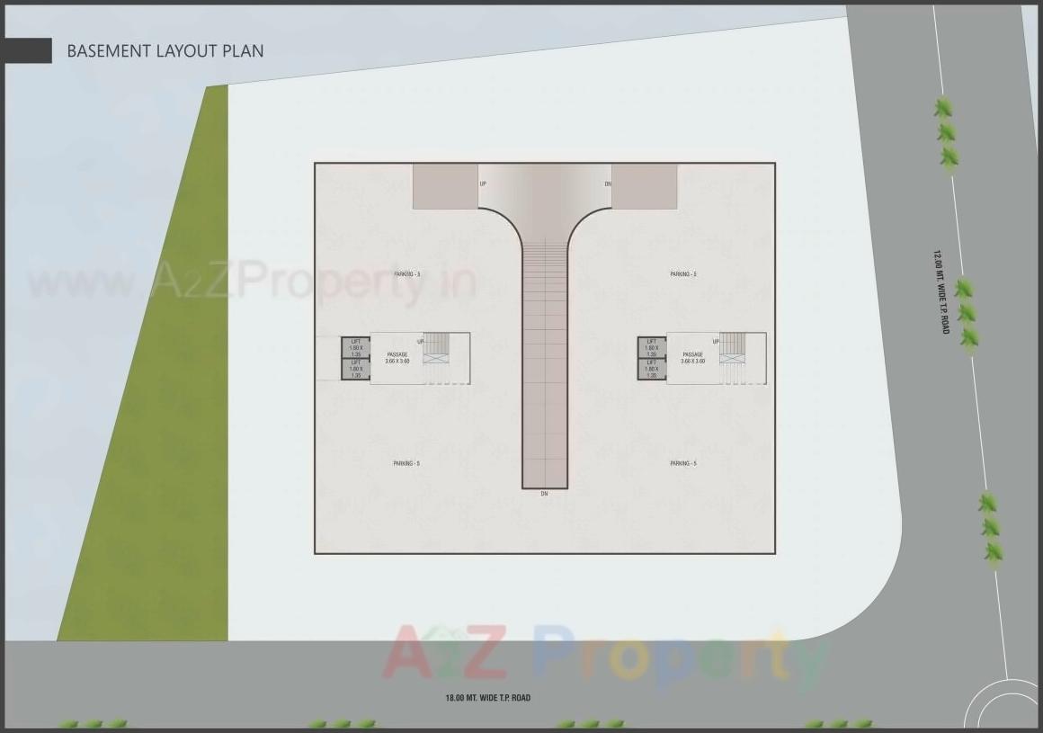 Layout of real estate project Madhuvan Residency located at Dumad, Vadodara, Gujarat