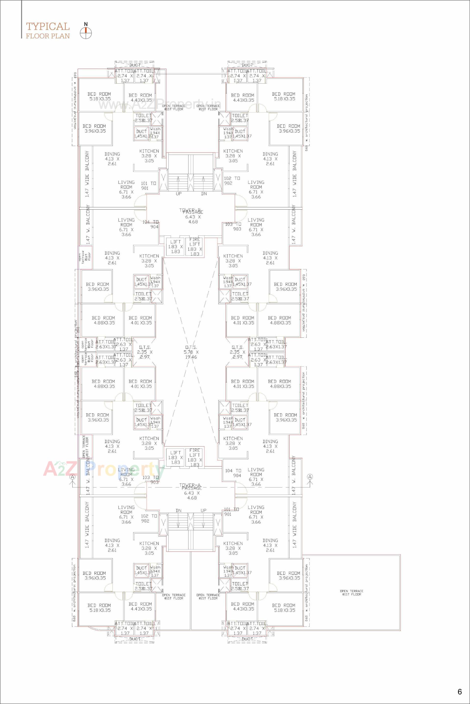 Layout of real estate project Madhuvan Space located at Harni, Vadodara, Gujarat