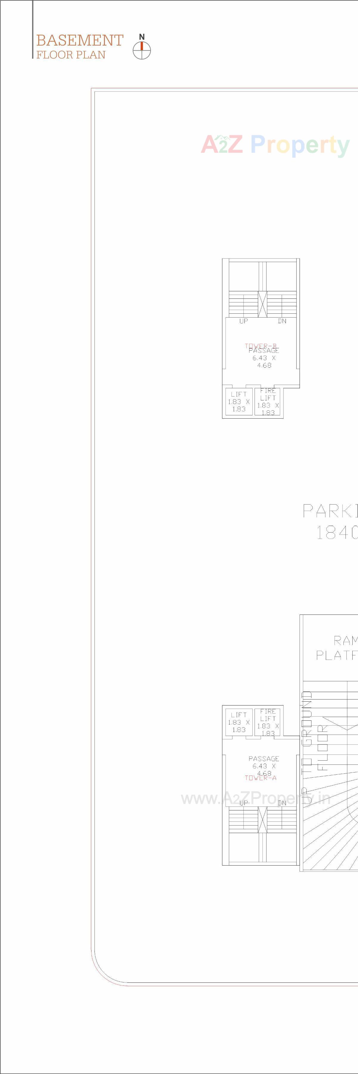 Layout of real estate project Madhuvan Space located at Harni, Vadodara, Gujarat