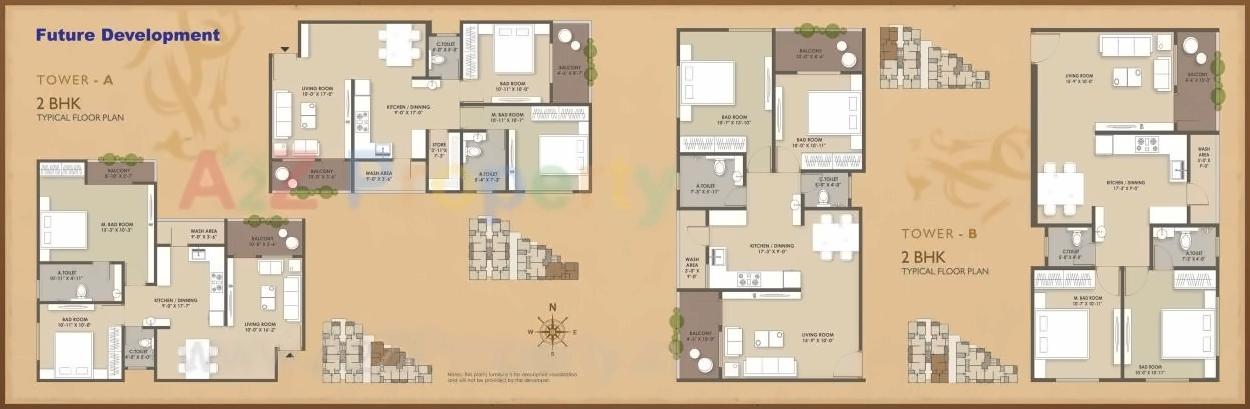 Layout of real estate project Mahant Villa located at Talsat, Vadodara, Gujarat