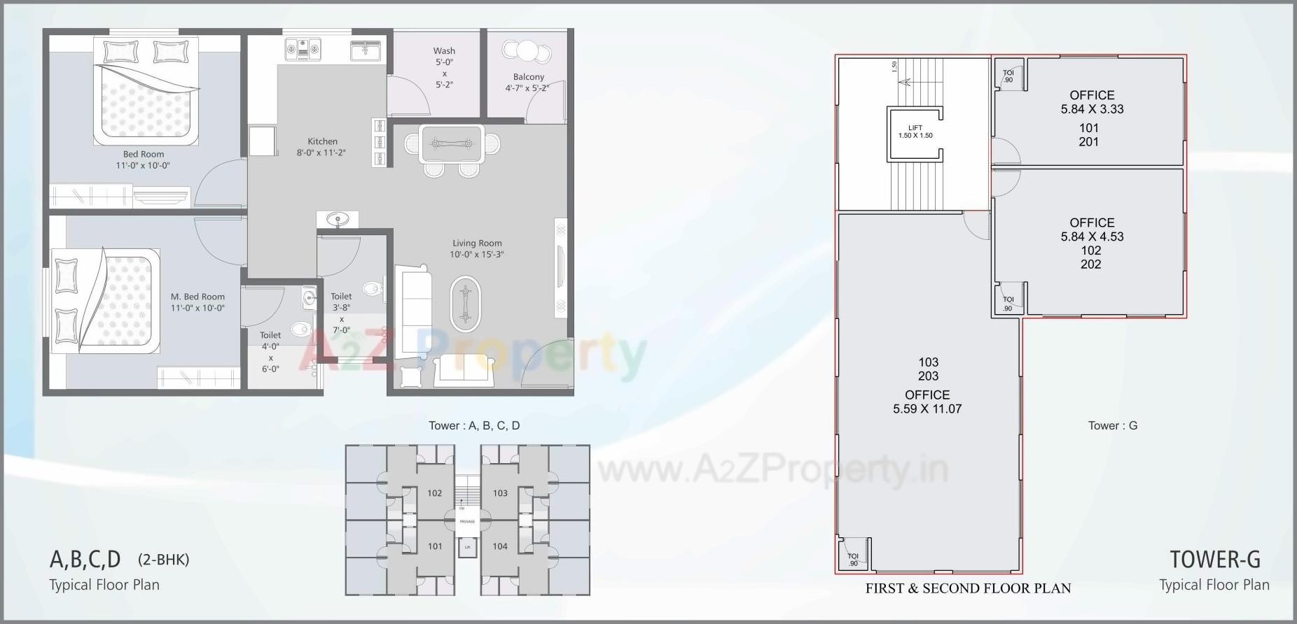 Layout of real estate project Mahima Resicom located at Makarpura, Vadodara, Gujarat