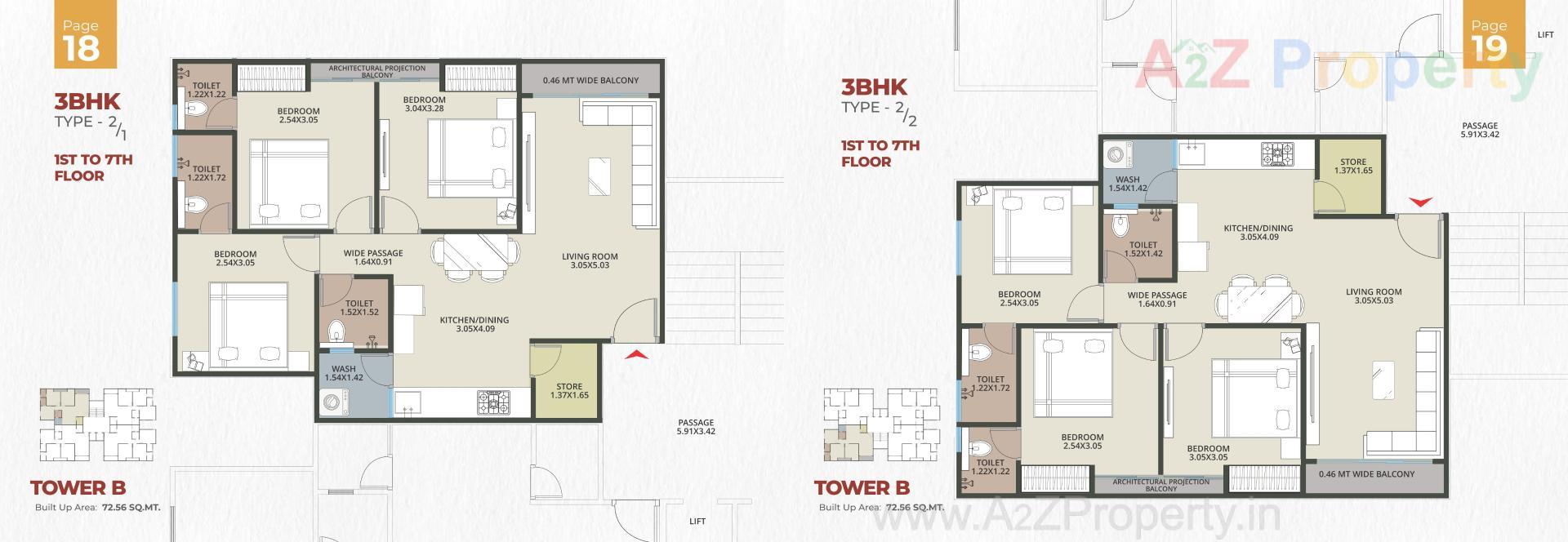 Layout of real estate project Malbar Gold located at Tarsali, Vadodara, Gujarat