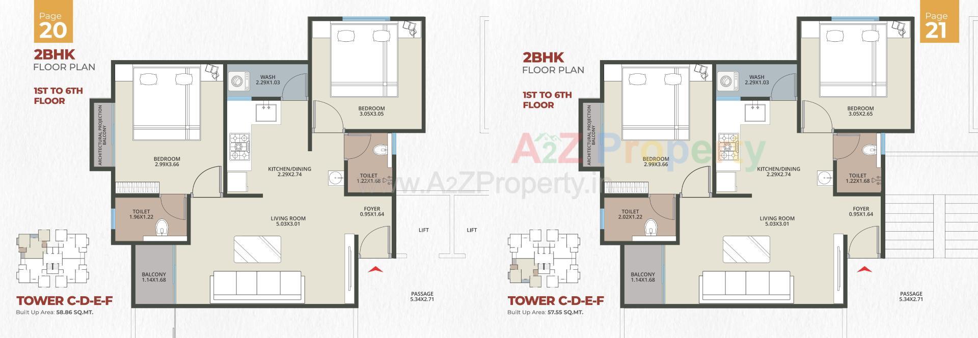 Layout of real estate project Malbar Gold located at Tarsali, Vadodara, Gujarat