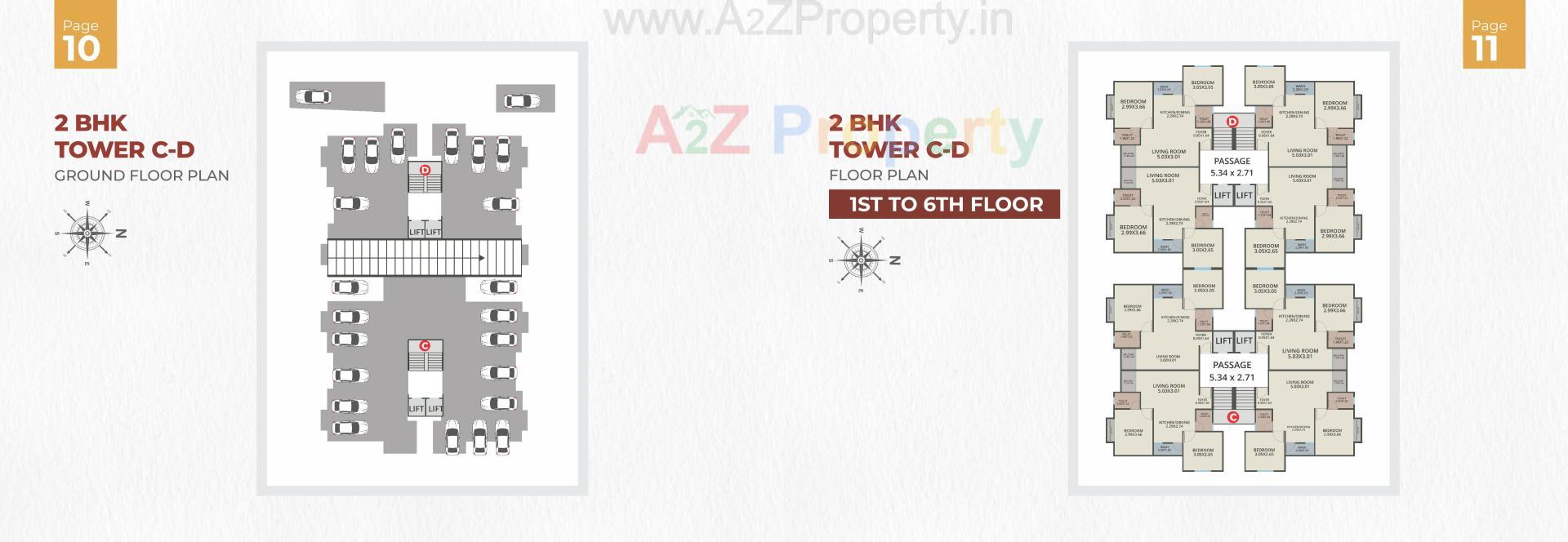 Layout of real estate project Malbar Gold located at Tarsali, Vadodara, Gujarat