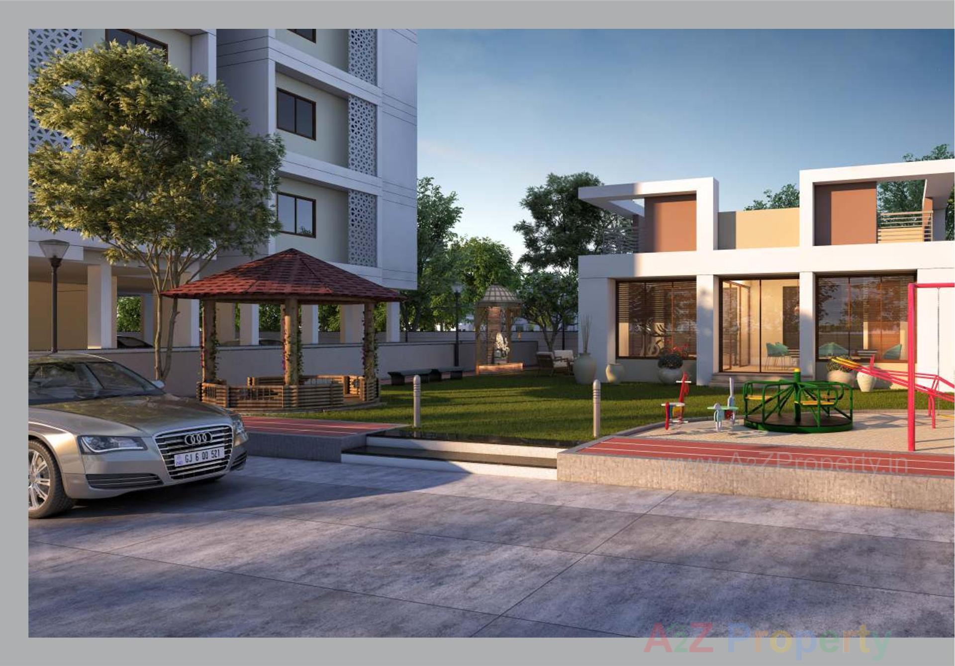 3D Elevation of real estate project Malbar Valley located at Vadodara, Vadodara, Gujarat