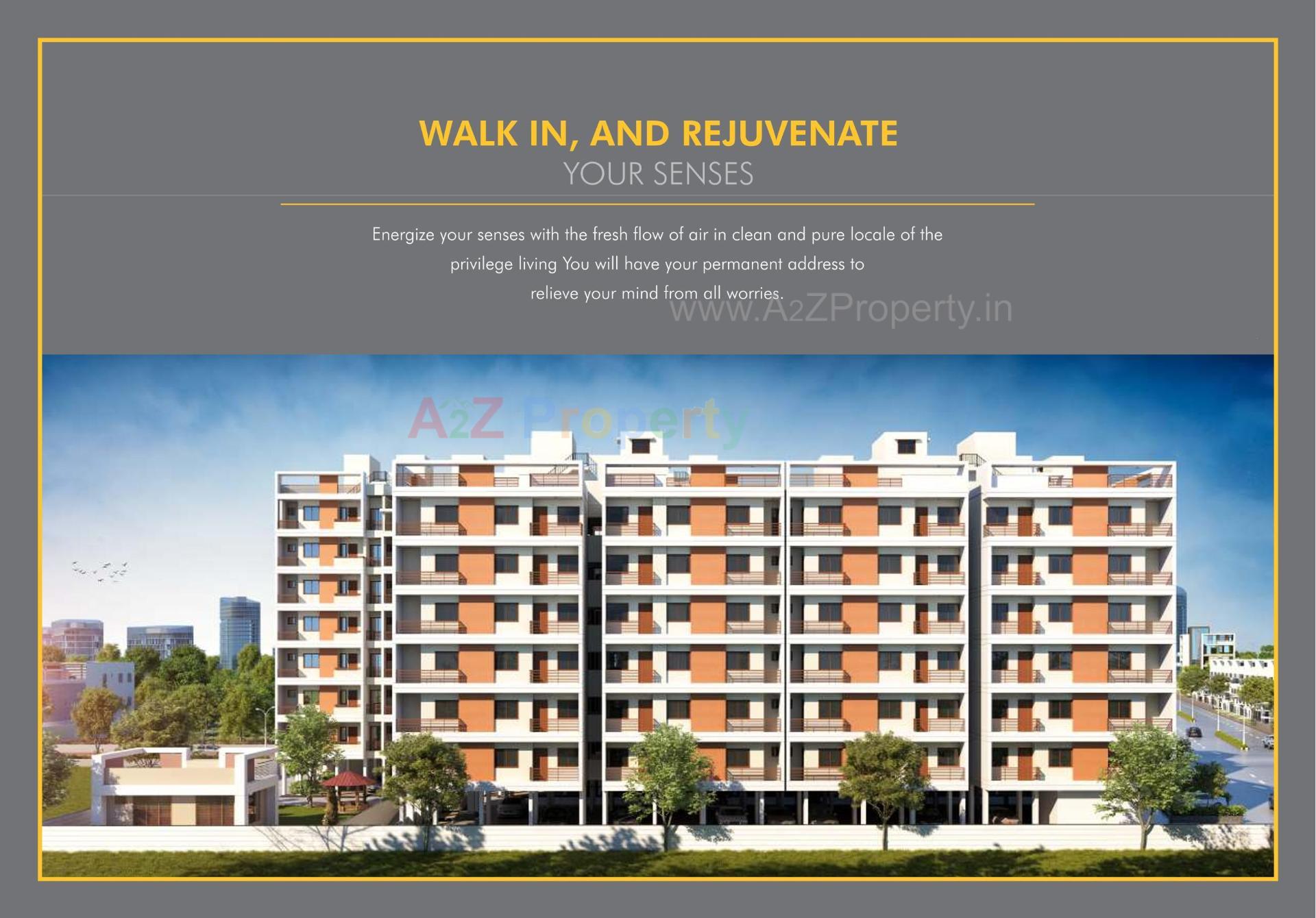 3D Elevation of real estate project Malbar Valley located at Vadodara, Vadodara, Gujarat