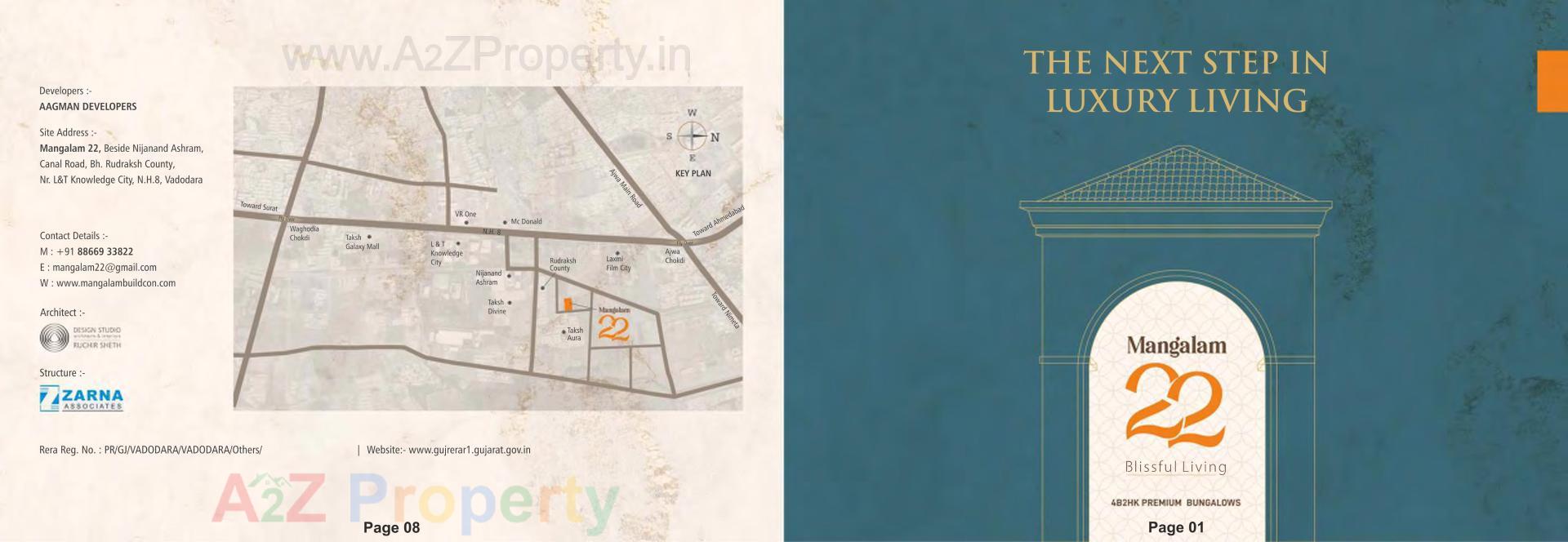  of real estate project Mangalam located at Hanumanpura, Vadodara, Gujarat