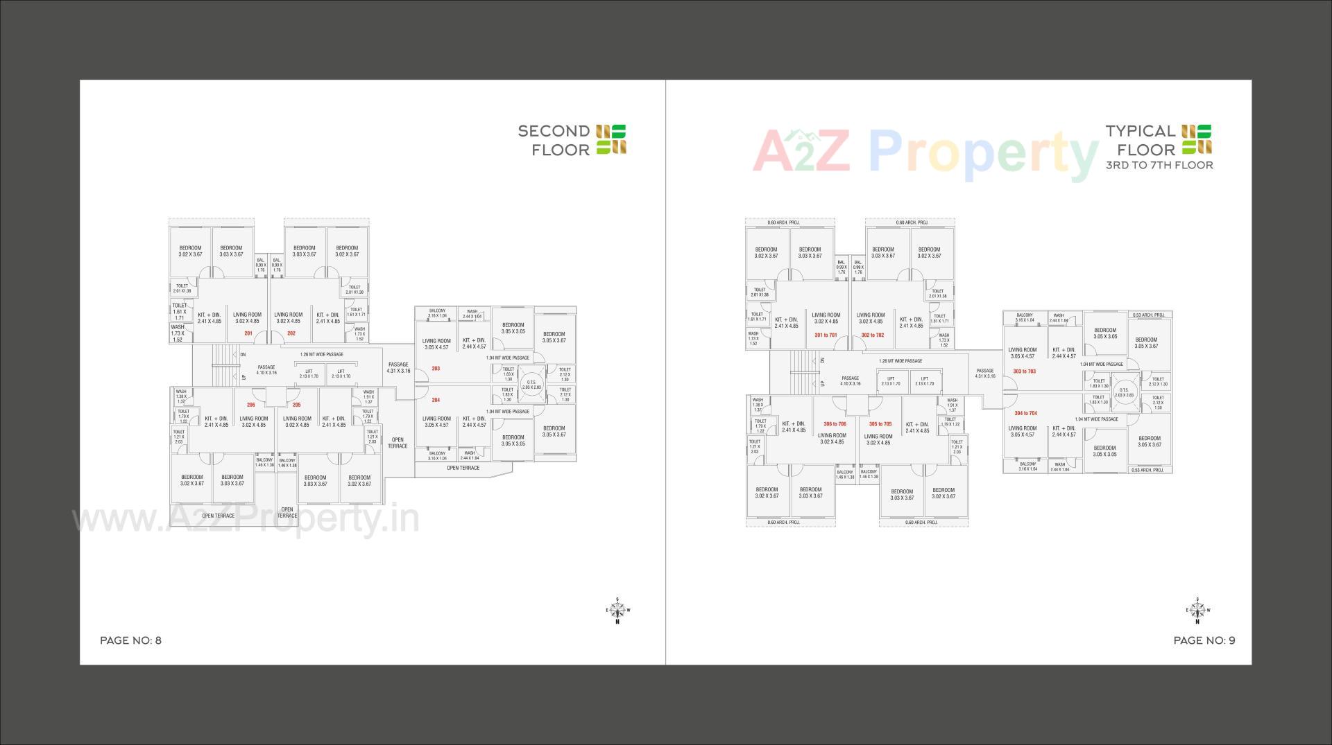 Layout of real estate project Mangalam Heights located at Gorva, Vadodara, Gujarat