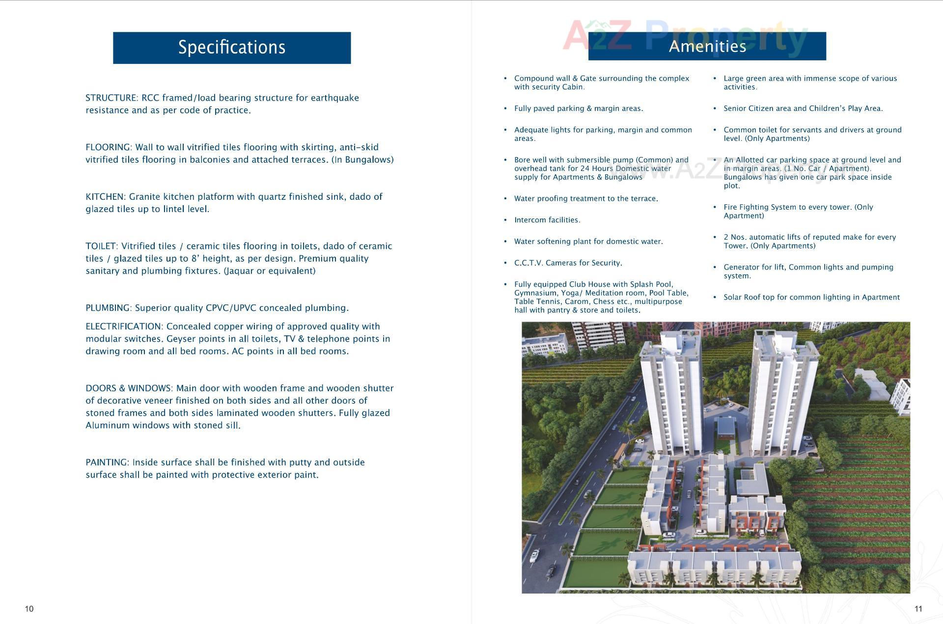  of real estate project Mangla Bluebell located at Vadsar, Vadodara, Gujarat