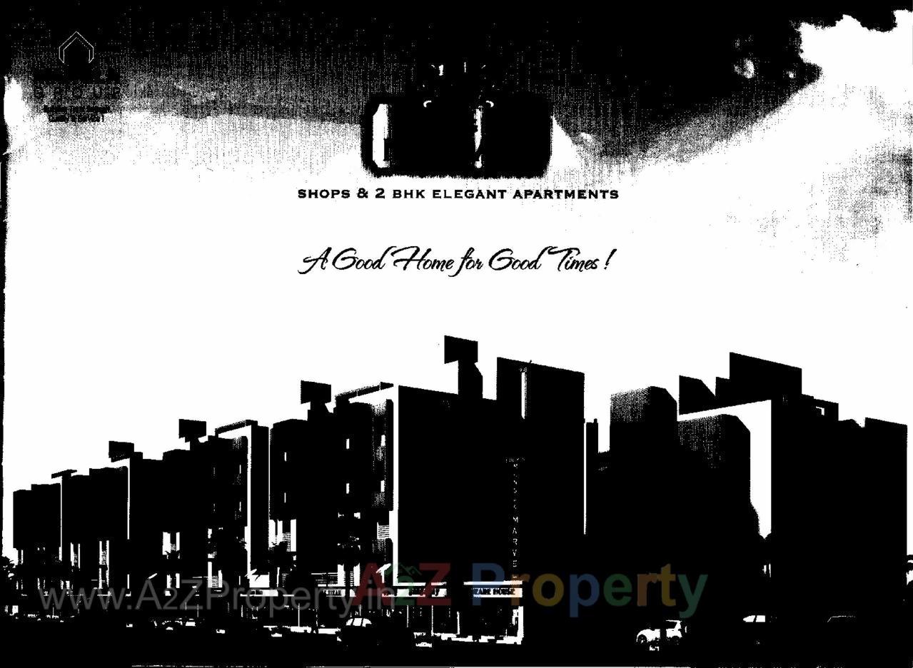 3D Elevation of real estate project Mangla Marvel Tower B 1, B 2, located at Tarsali, Vadodara, Gujarat