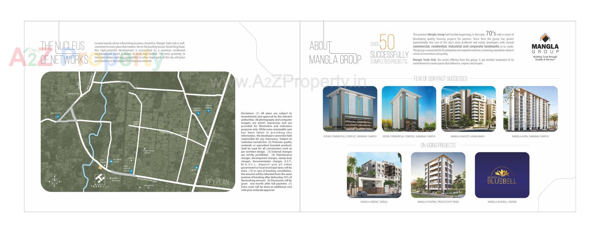  of real estate project Mangla Trade Hub located at Vadsar, Vadodara, Gujarat