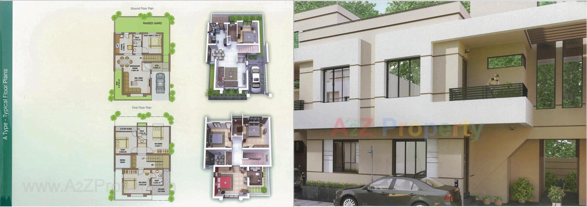  of real estate project Maniwood Residency located at Undera, Vadodara, Gujarat