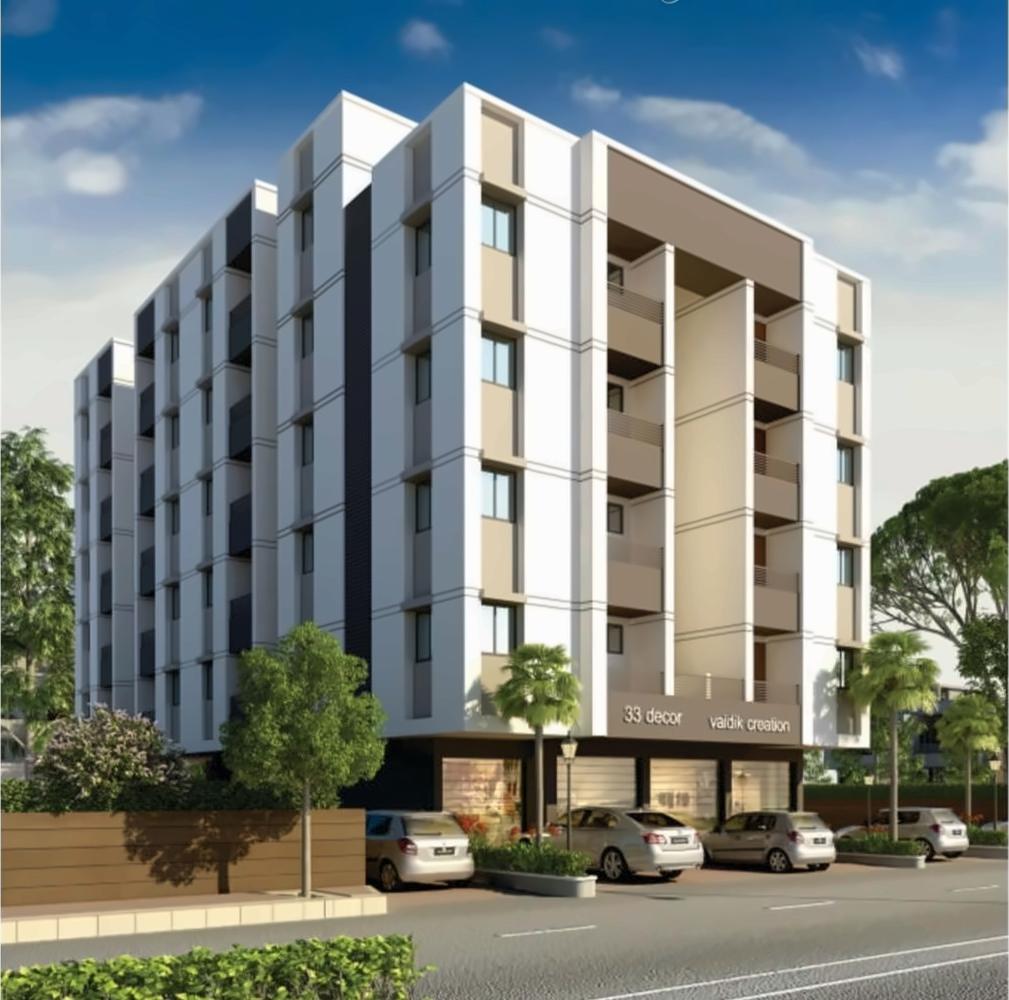 3D Elevation of real estate project Maple Avenue located at Manjalpur, Vadodara, Gujarat