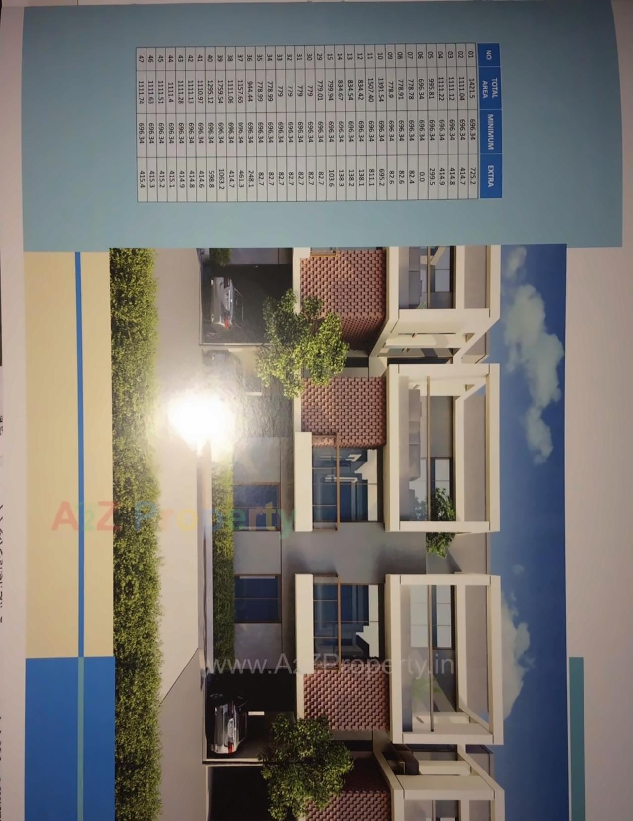 3D Elevation of real estate project Maple Avenue located at Manjalpur, Vadodara, Gujarat