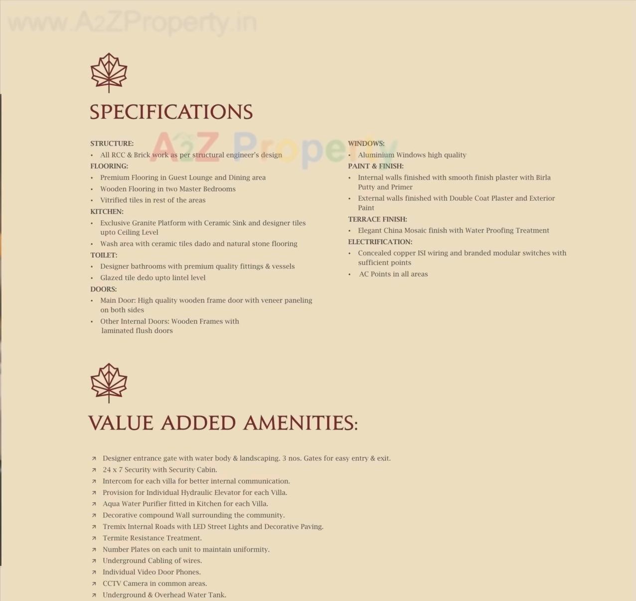 Project Specifications