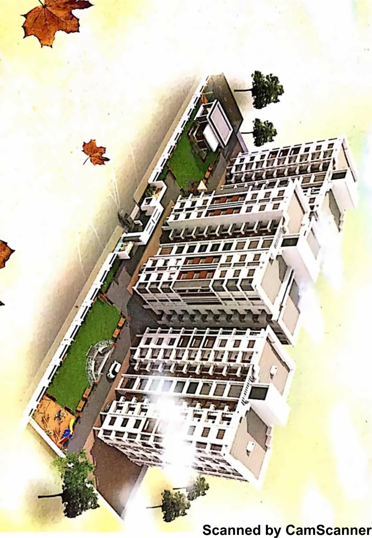 3D Elevation of real estate project Maple Leaf Heights located at Bhayli, Vadodara, Gujarat