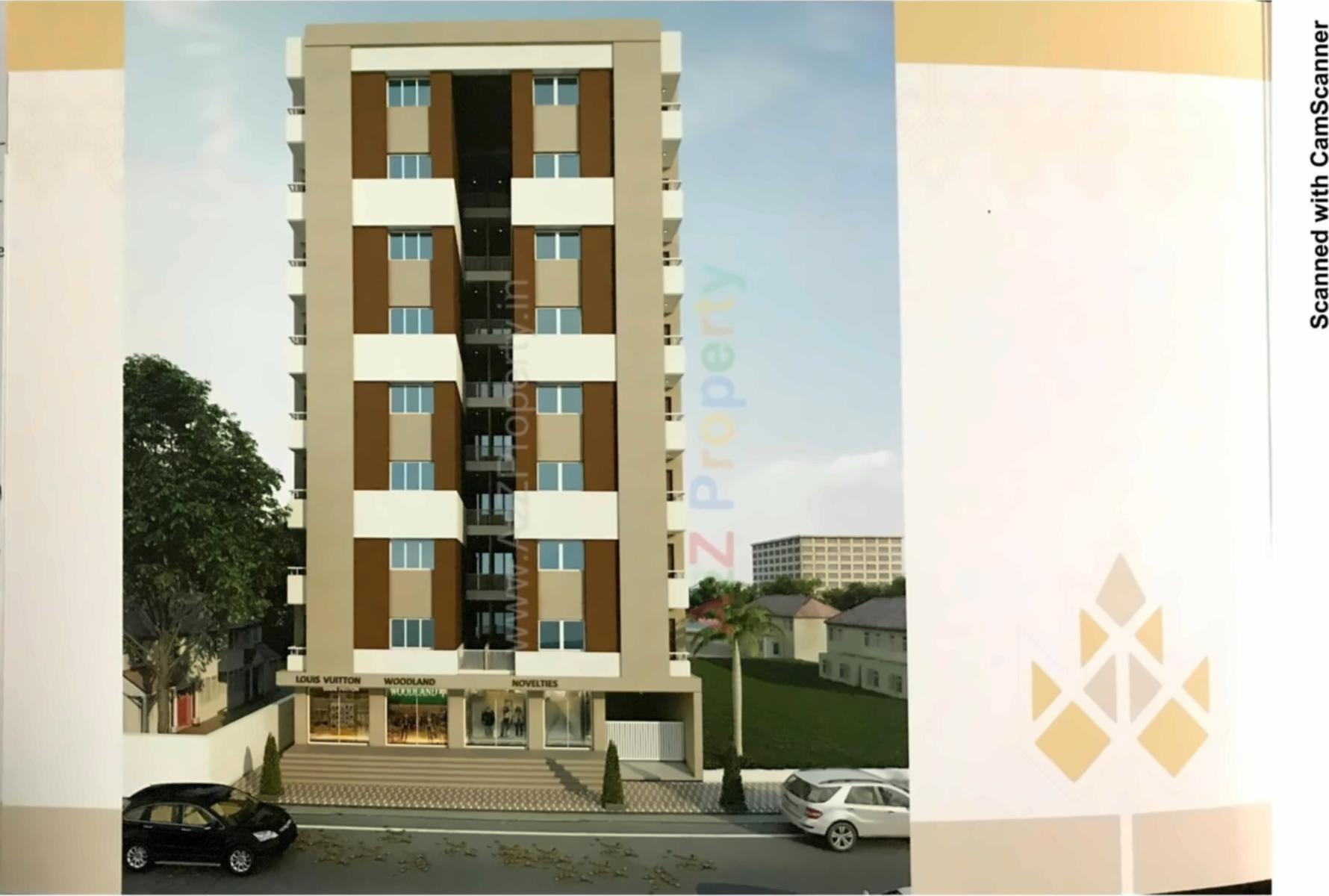 3D Elevation of real estate project Maple Vista located at Atladara, Vadodara, Gujarat