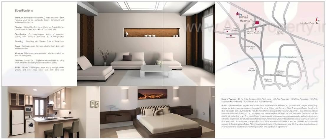  of real estate project Maruti Heights located at Chhani, Vadodara, Gujarat