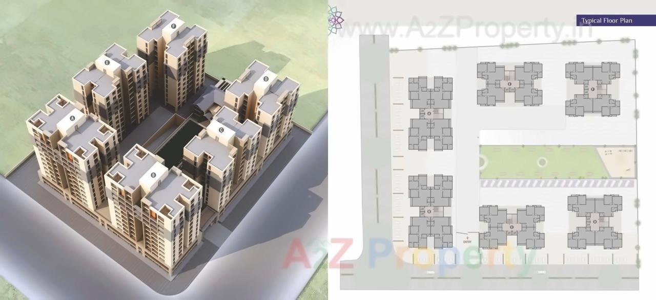 Layout of real estate project Maruti Infinity located at Chhani, Vadodara, Gujarat