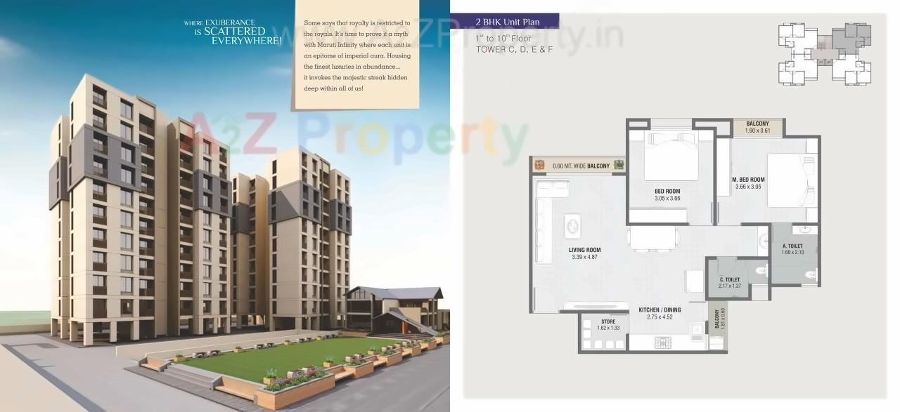 Layout of real estate project Maruti Infinity located at Chhani, Vadodara, Gujarat