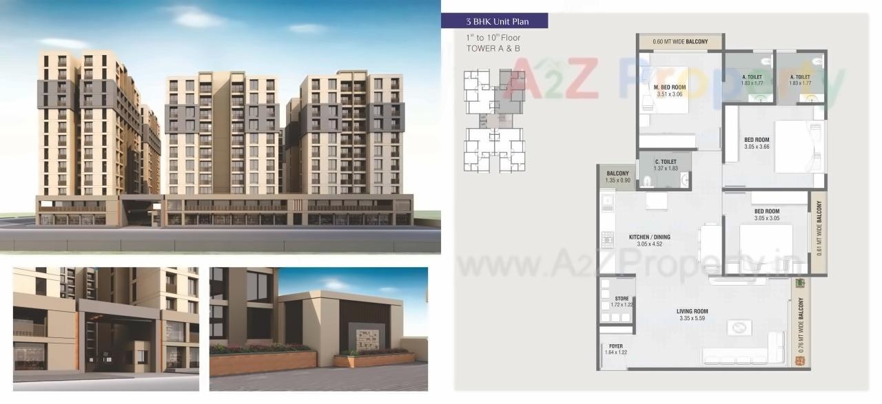 Layout of real estate project Maruti Infinity located at Chhani, Vadodara, Gujarat