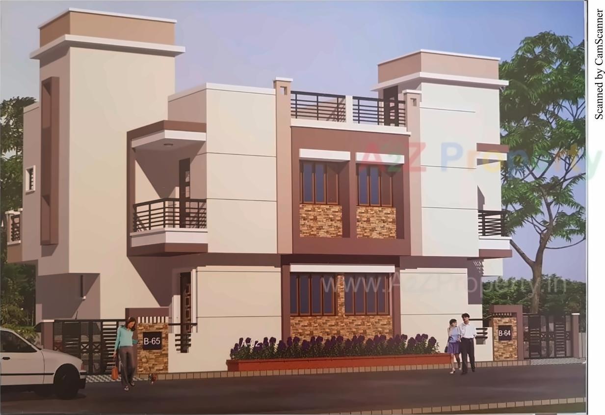 3D Elevation of real estate project Maruti Nandan located at Karodiya, Vadodara, Gujarat