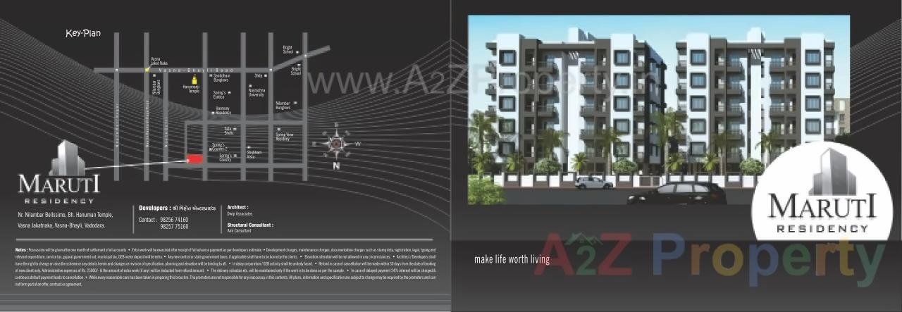  of real estate project Maruti Residency located at Bhayli, Vadodara, Gujarat