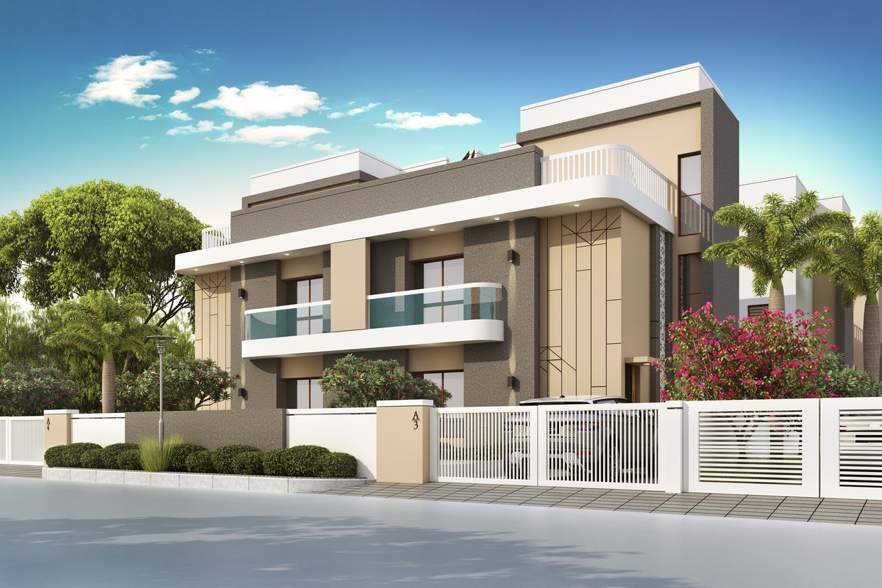 Final A Type Duplex View  of real estate project Maruti Villa located at Ankhol, Vadodara, Gujarat