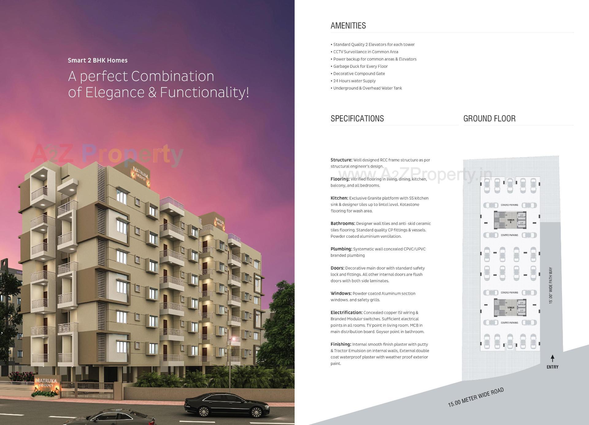  of real estate project Matruka Residency located at Vadsar, Vadodara, Gujarat