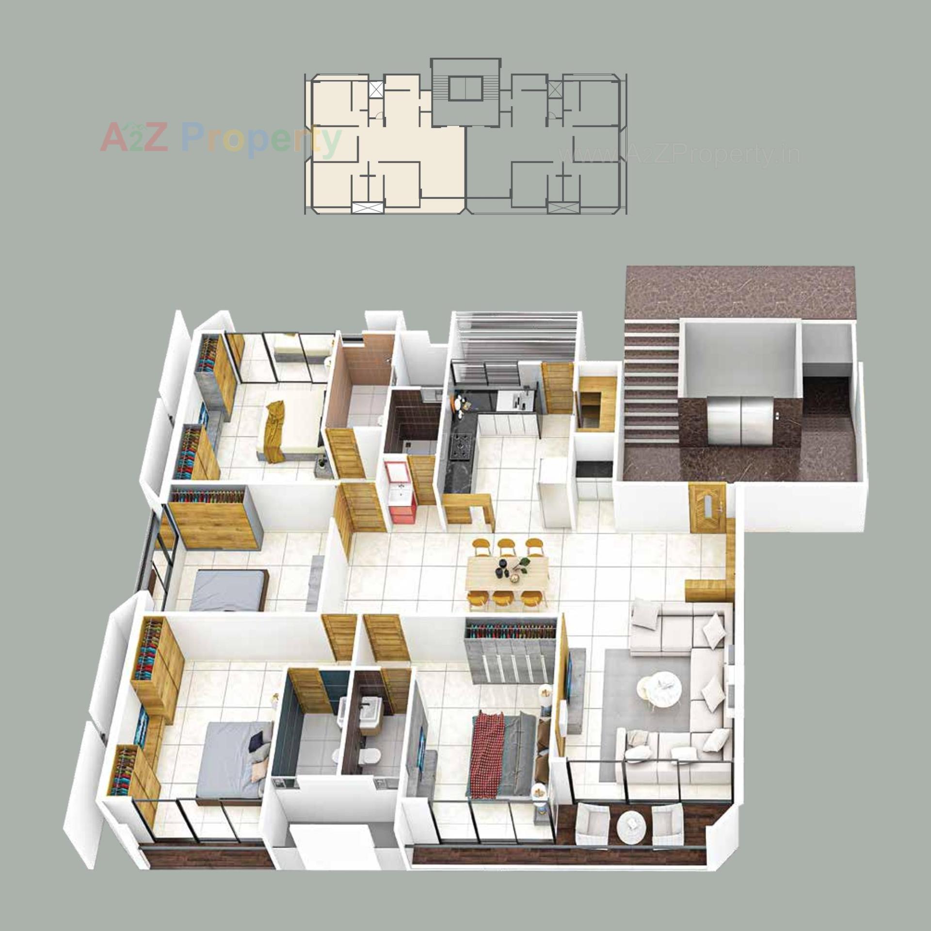 Layout of real estate project Mayur located at Bhayli, Vadodara, Gujarat