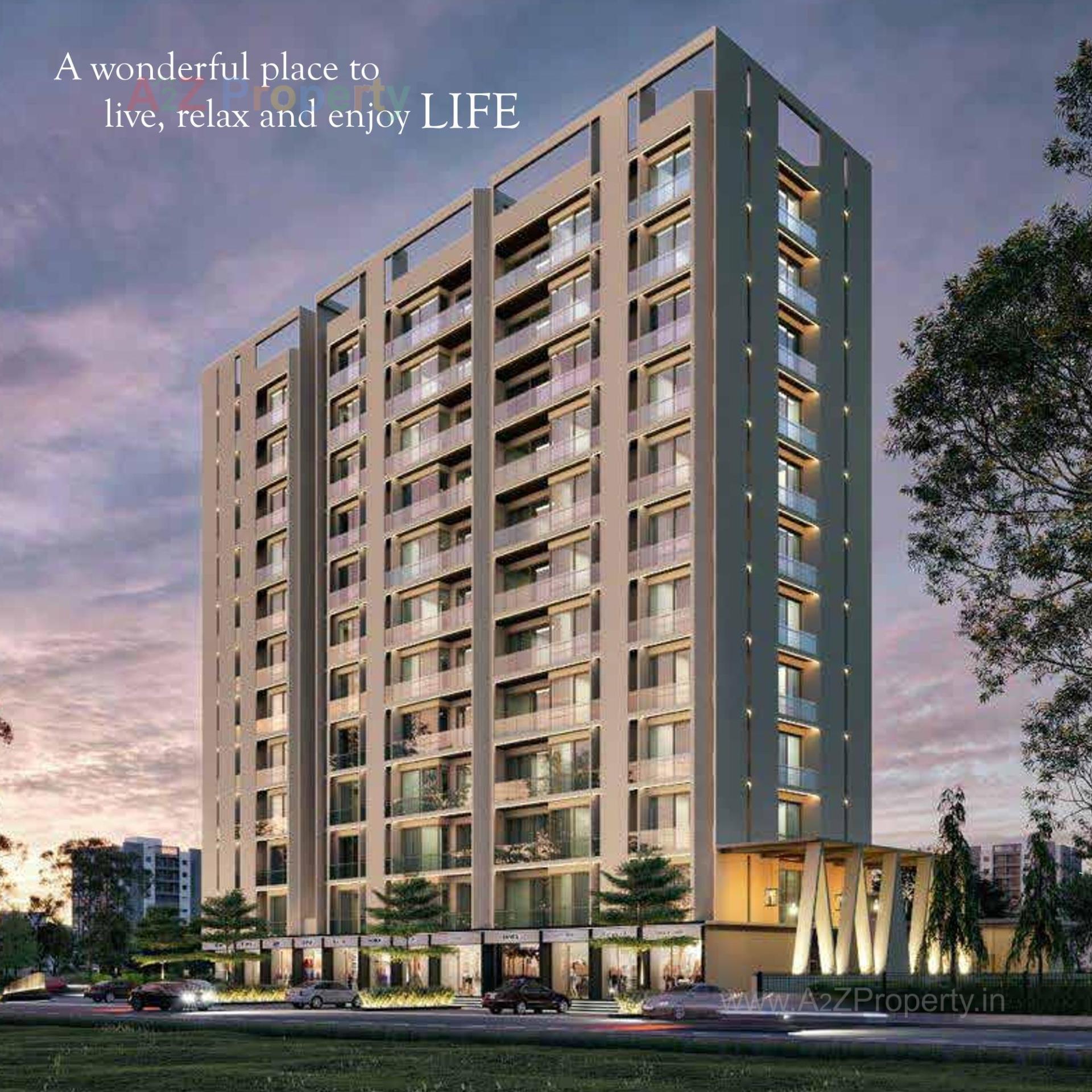 3D Elevation of real estate project Mayur located at Bhayli, Vadodara, Gujarat