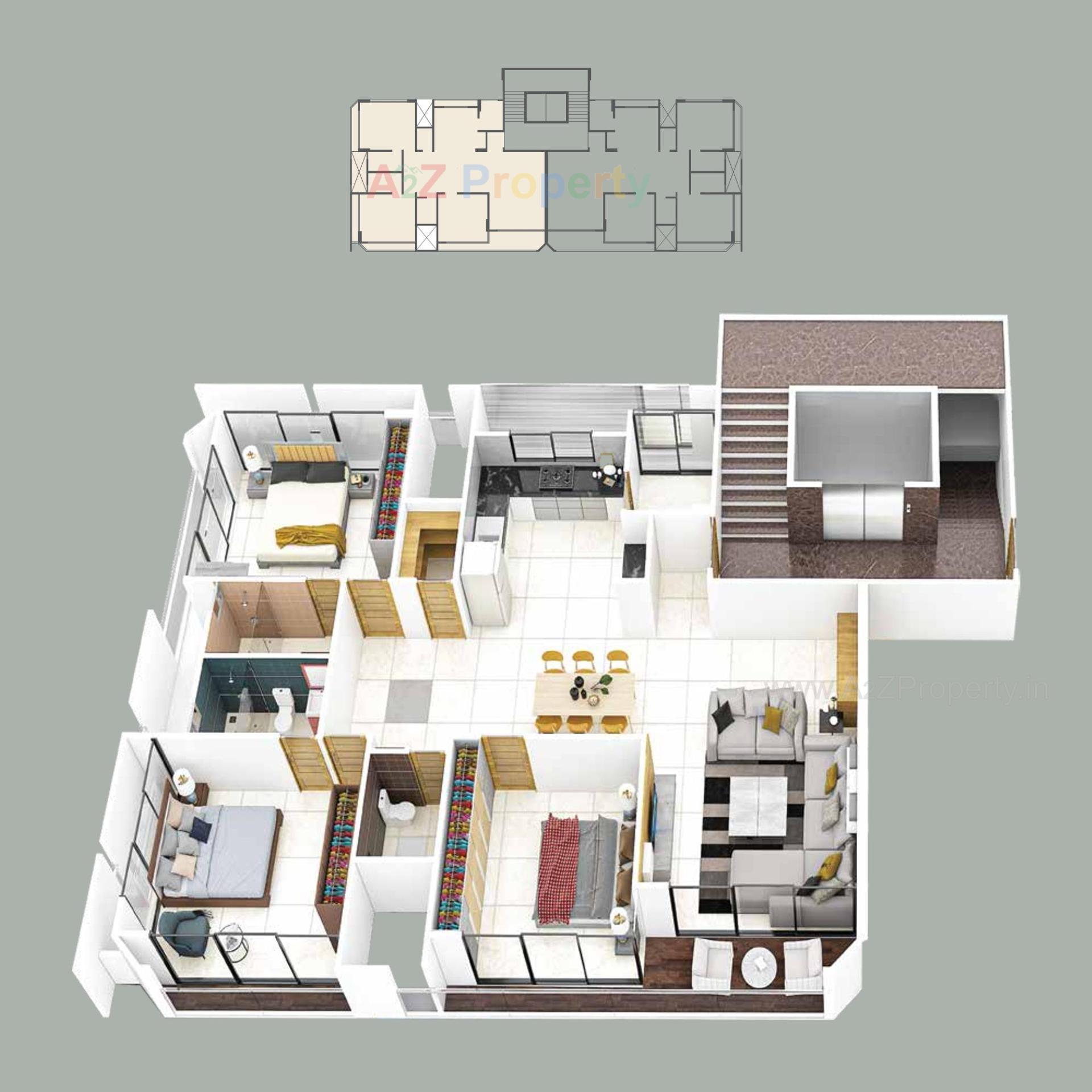 Layout of real estate project Mayur located at Bhayli, Vadodara, Gujarat