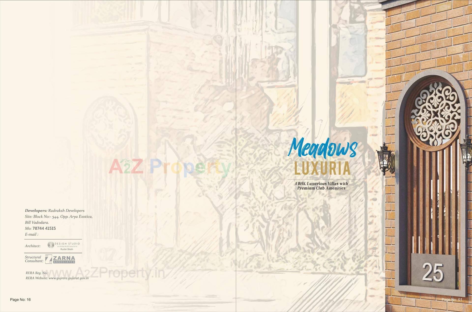  of real estate project Meadows Luxuria located at Bil, Vadodara, Gujarat