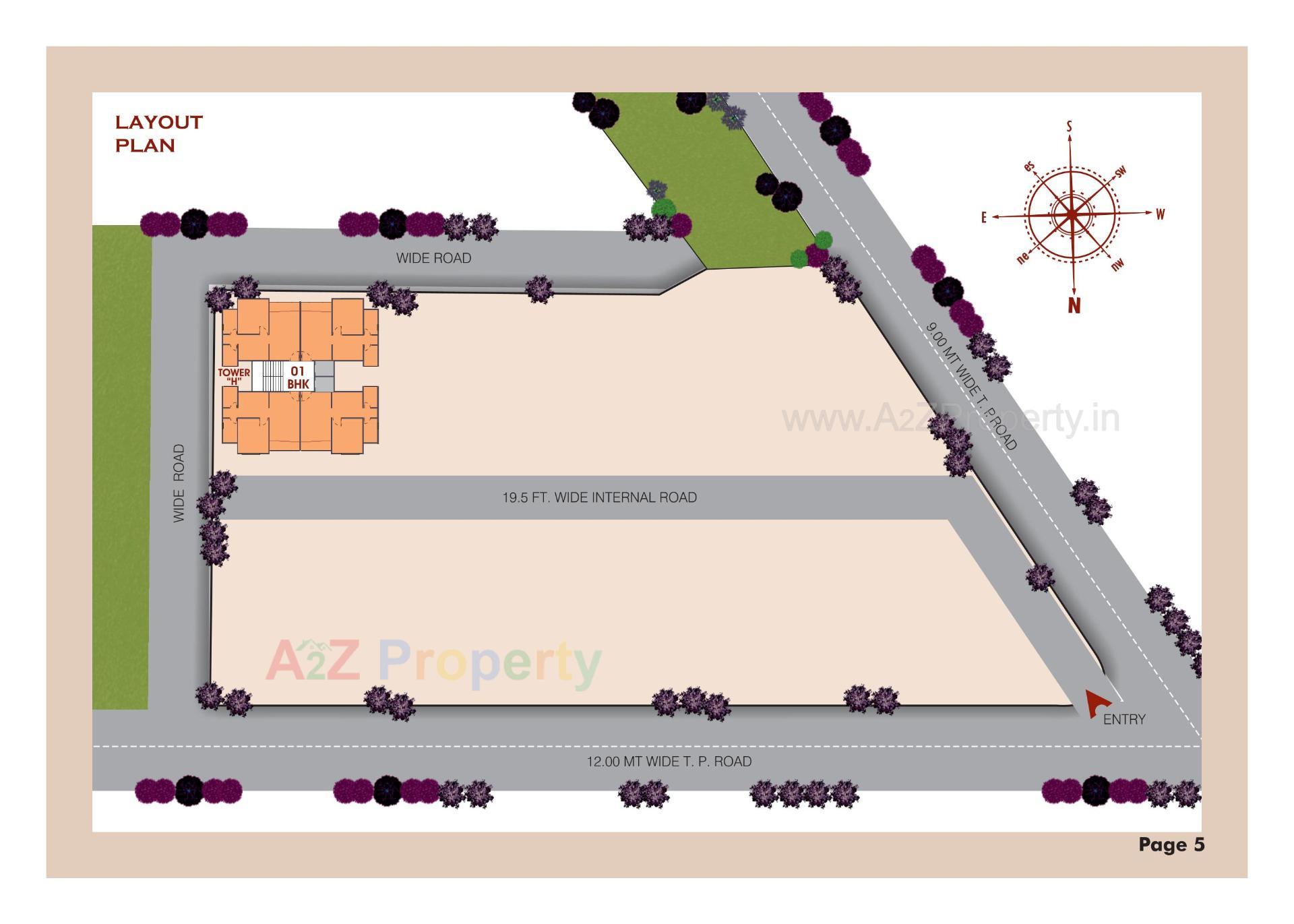  of real estate project Meena Heights Tower located at Tandalja, Vadodara, Gujarat