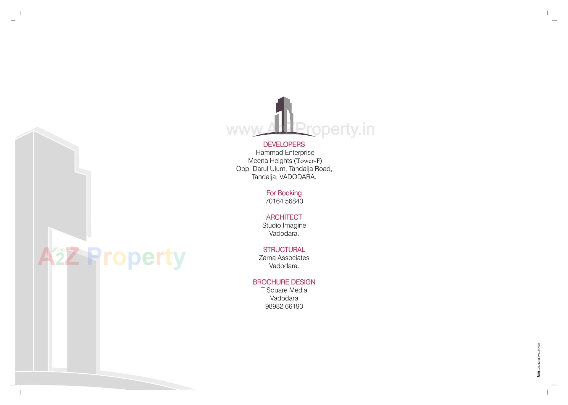  of real estate project Meena Heights located at Tandalja, Vadodara, Gujarat