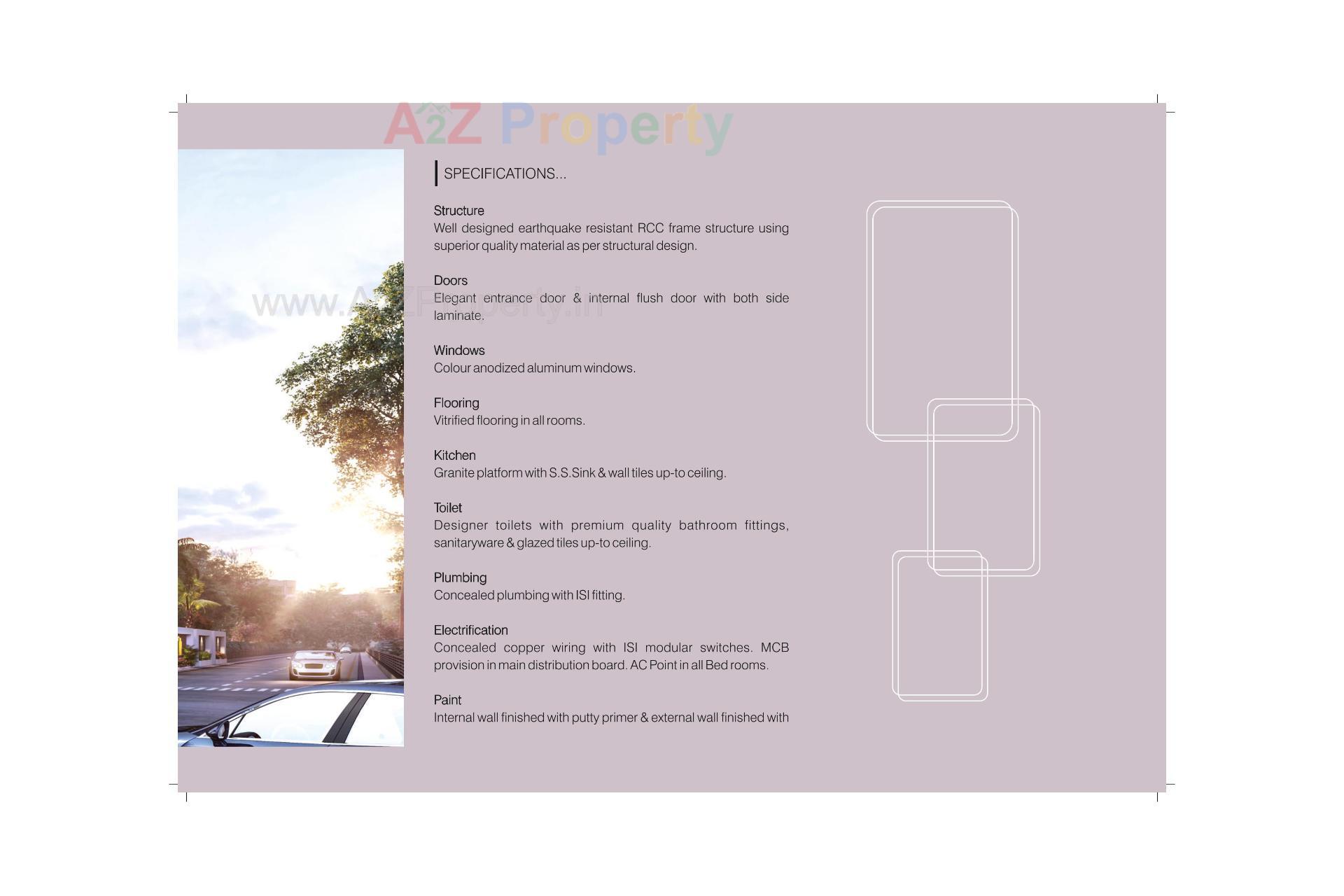  of real estate project Meena Heights located at Tandalja, Vadodara, Gujarat