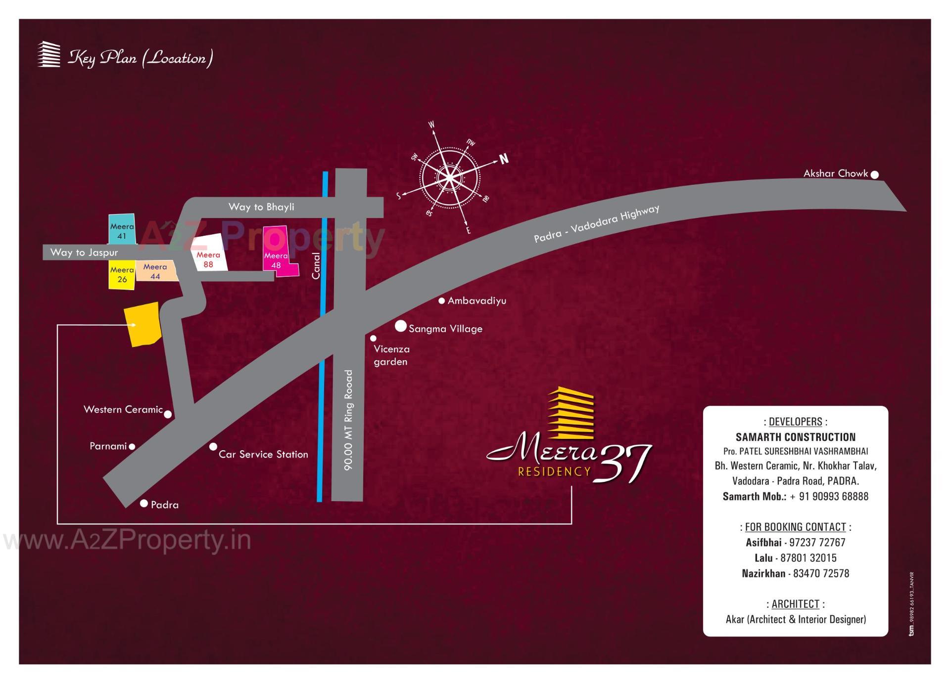  of real estate project Meera 37 Residency located at Padra, Vadodara, Gujarat