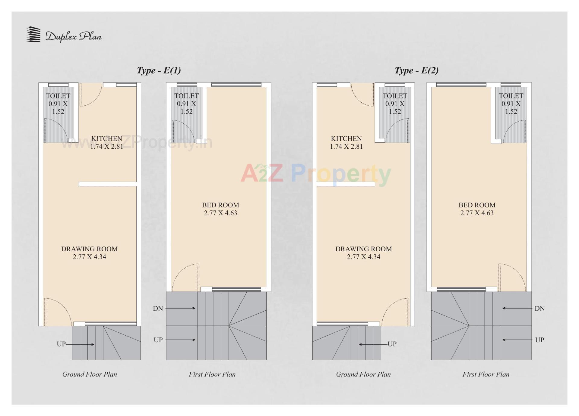 Layout of real estate project Meera 37 Residency located at Padra, Vadodara, Gujarat