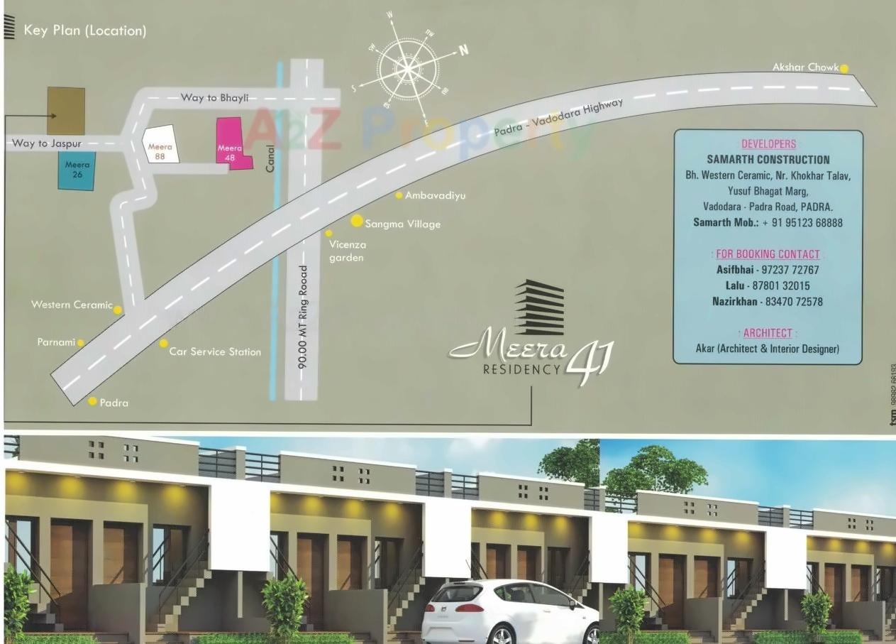  of real estate project Meera 41 Residency located at Padra, Vadodara, Gujarat