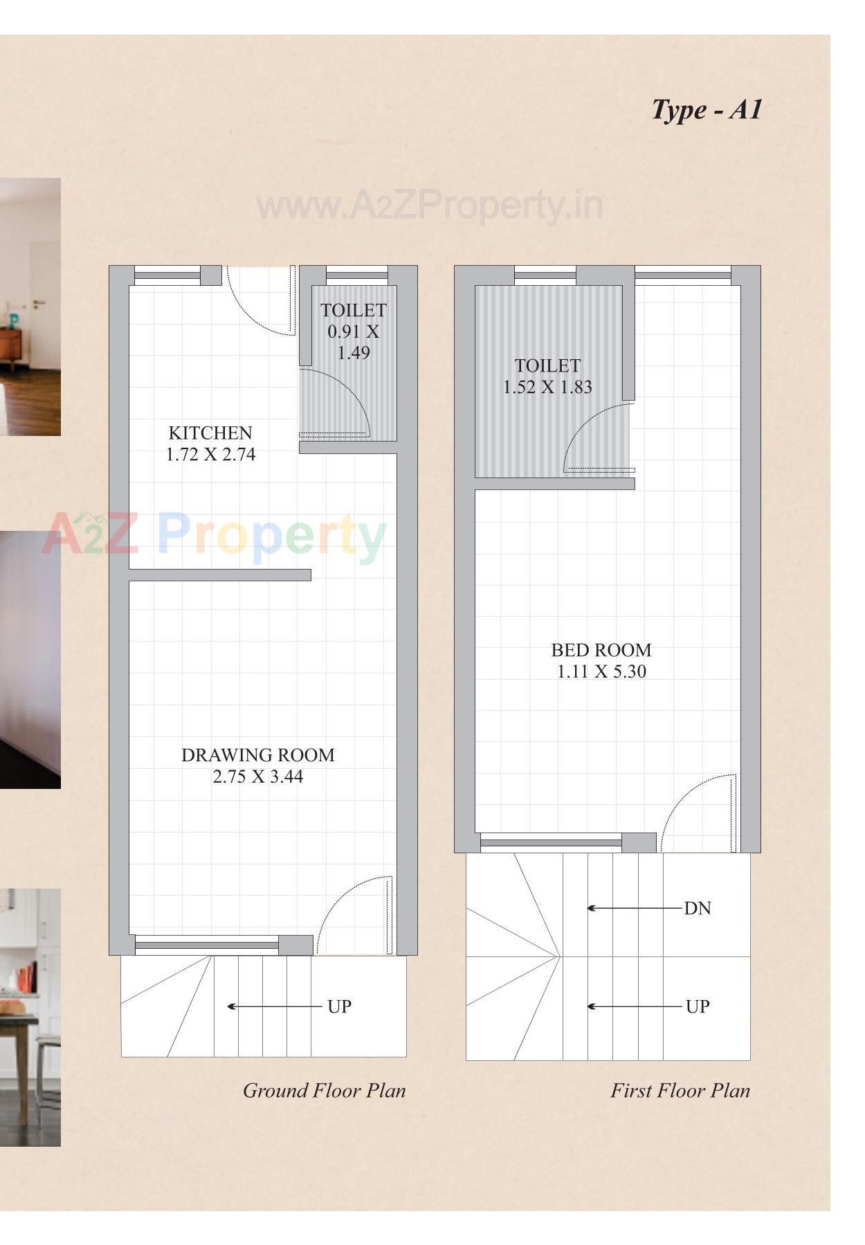 Layout of real estate project Meera 44 Residency located at Padra--kasba, Vadodara, Gujarat