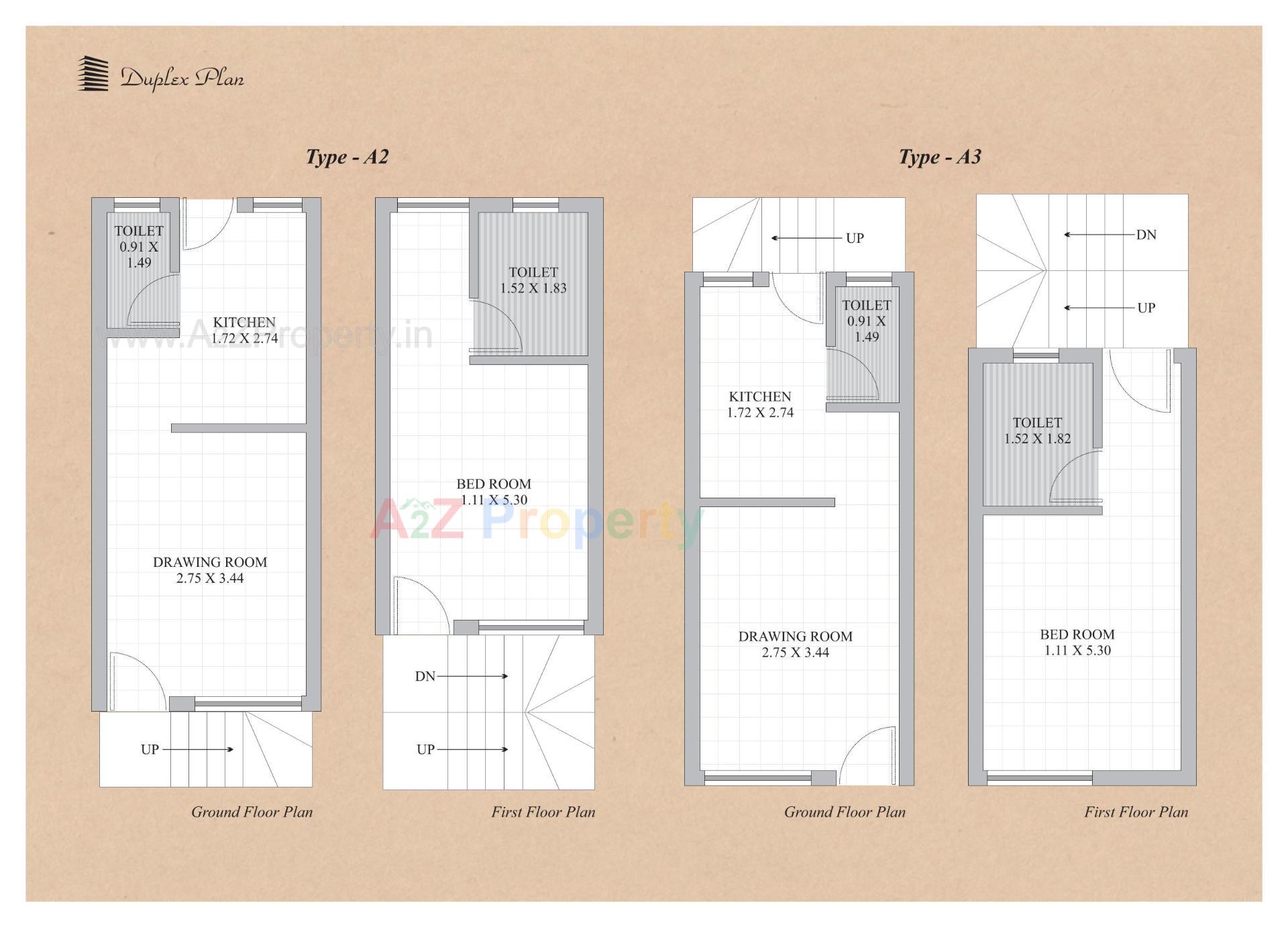Layout of real estate project Meera 44 Residency located at Padra--kasba, Vadodara, Gujarat