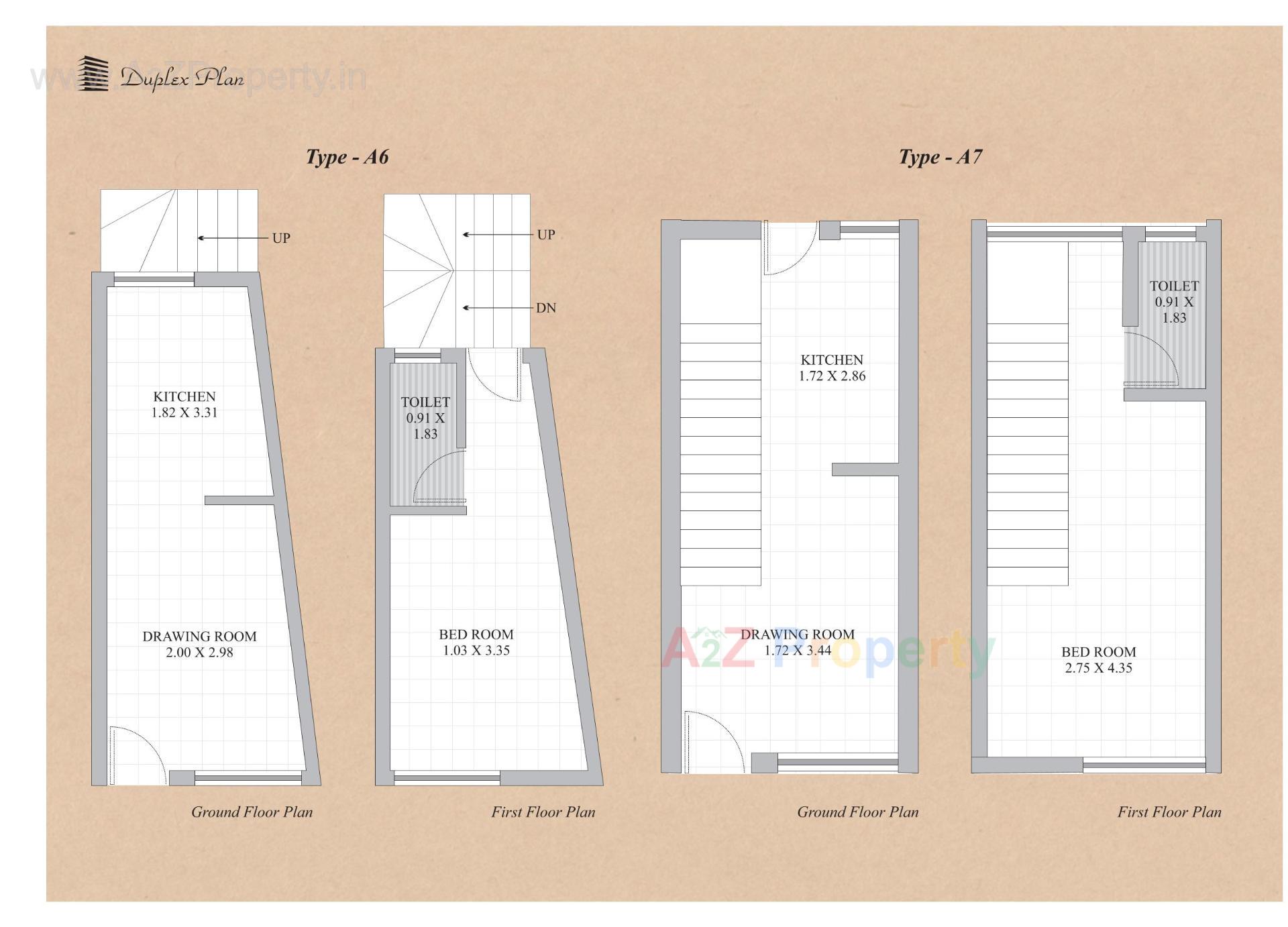 Layout of real estate project Meera 44 Residency located at Padra--kasba, Vadodara, Gujarat