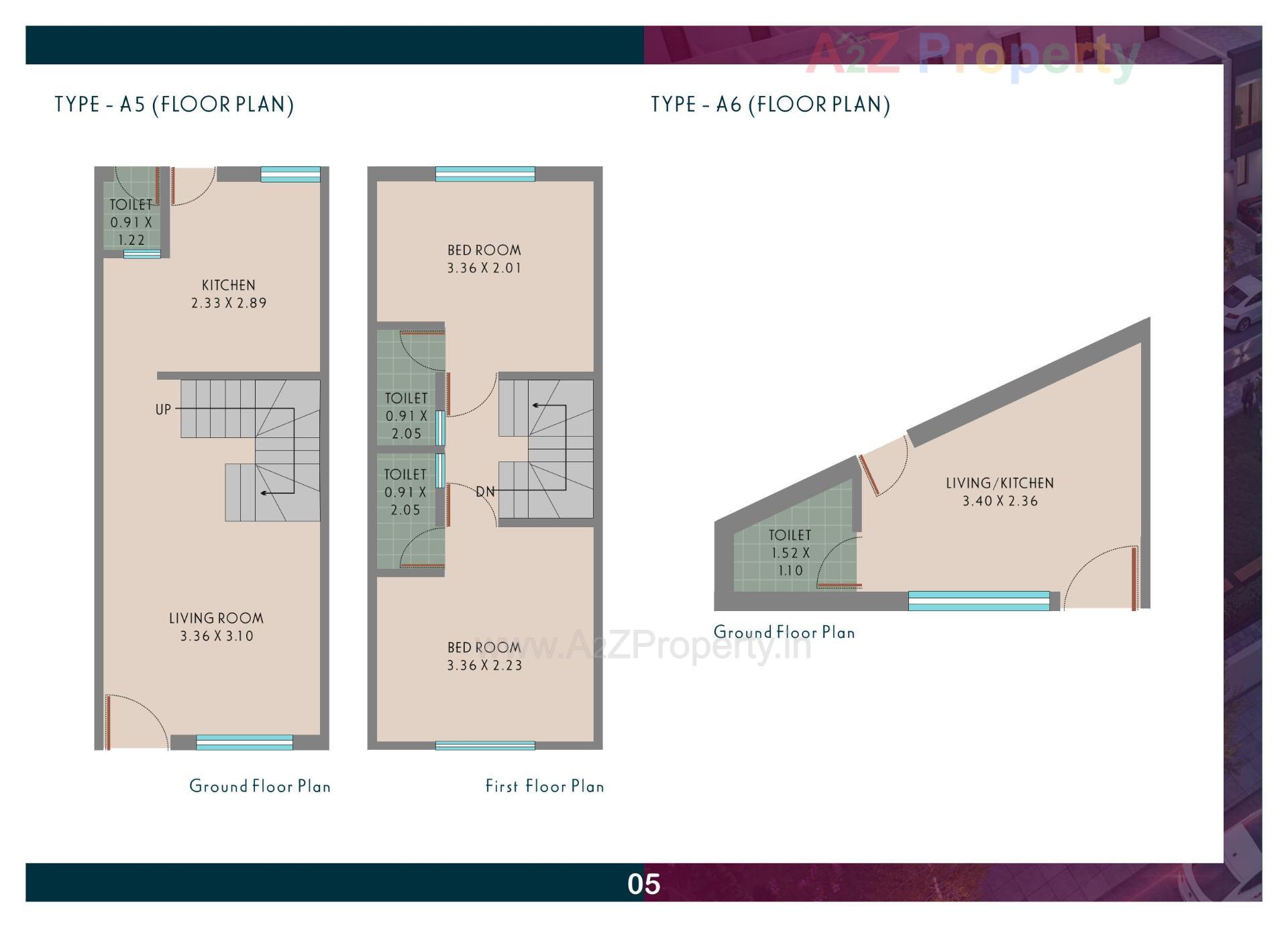 Layout of real estate project Meera 58 Duplex located at Padra, Vadodara, Gujarat