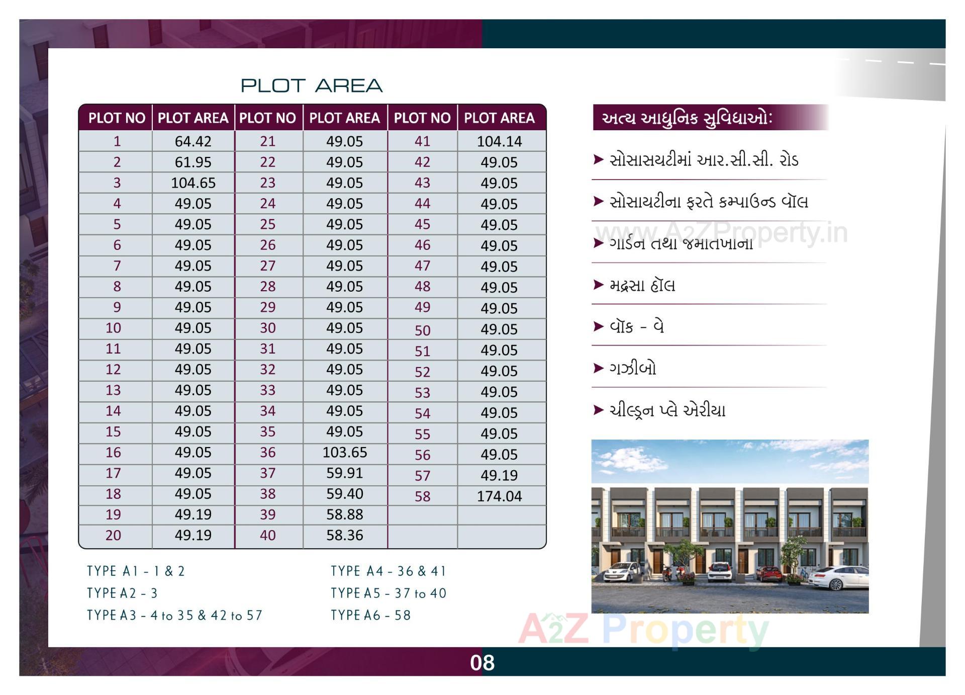  of real estate project Meera 58 Duplex located at Padra, Vadodara, Gujarat
