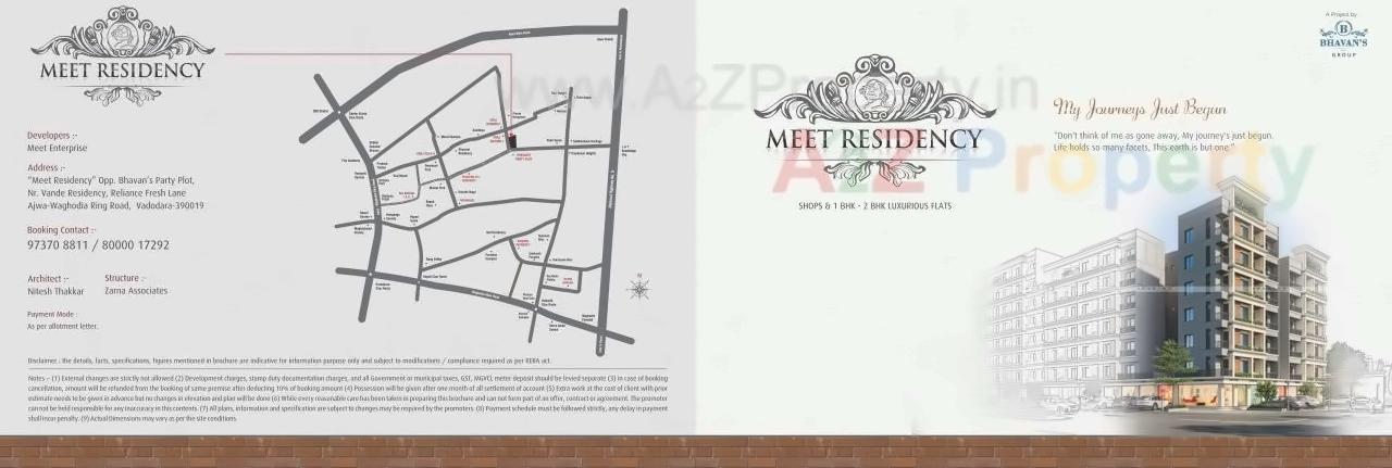 of real estate project Meet Residency located at Vadodara, Vadodara, Gujarat