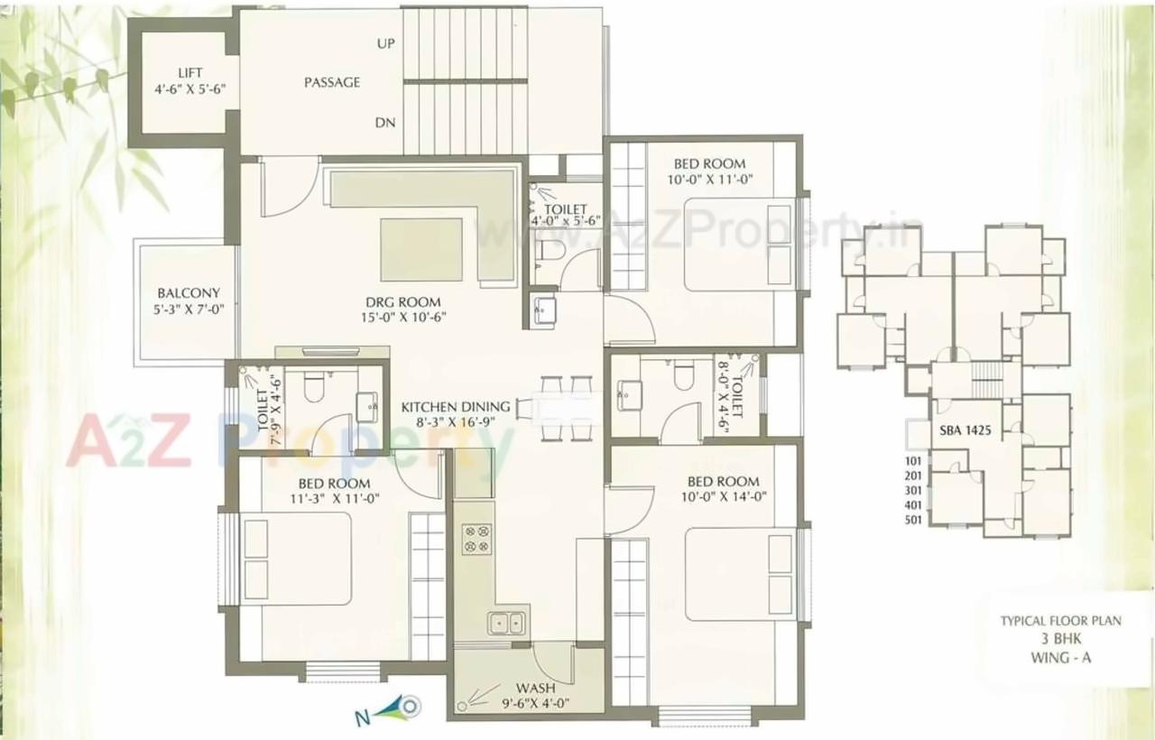 Layout of real estate project Memories located at Vadsar, Vadodara, Gujarat